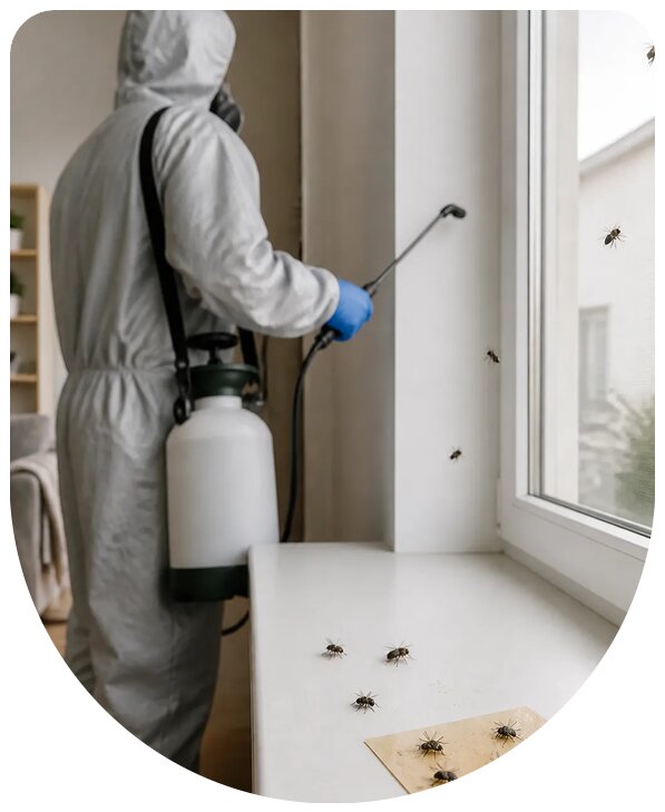 Уничтожение мух в Кореновске профессиональная обработка помещений